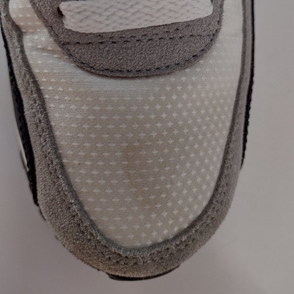 Nike Air Max 90 Essential White Green Abyss Gray & Black Sneakers - Picture 9 of 11